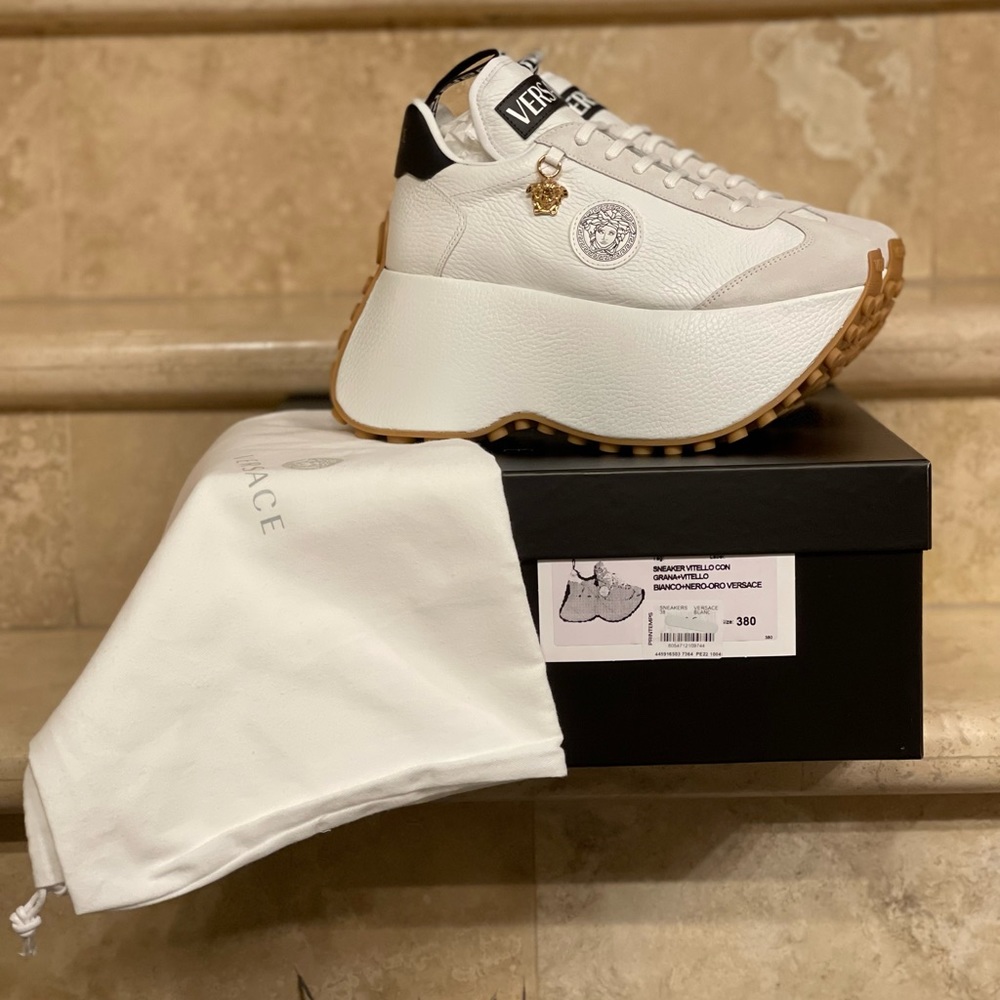 Versace Triplatform sneakers, EU 38. New in box.